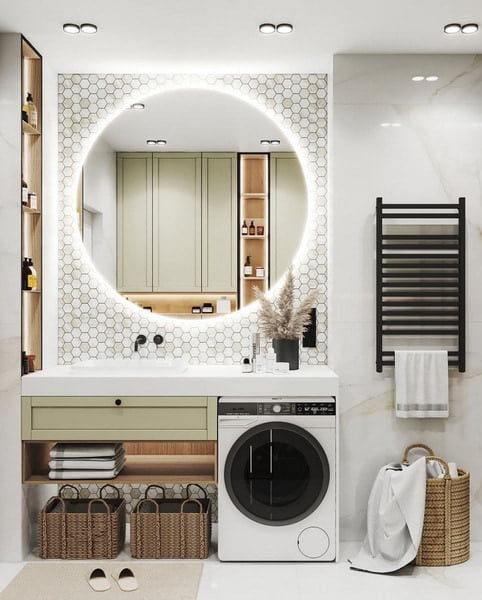 Gemütliches Interieur kleiner Badezimmer-Designtrends 2026
