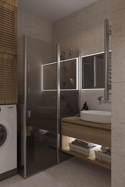 Gemütliches Interieur kleiner Badezimmer-Designtrends 2026