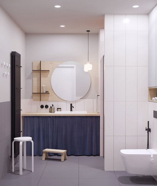 Gemütliches Interieur kleiner Badezimmer-Designtrends 2026