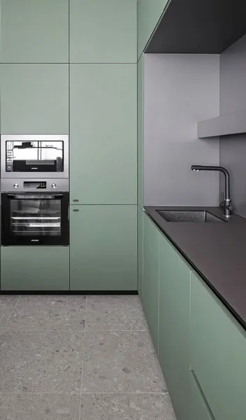 Hightech-Kücheninterieur 2026