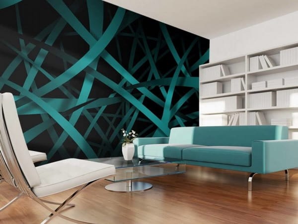 2020 Moderne 3D-Tapete im Innenraum