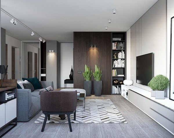 Modernes Design von Innenwohnungen 2026