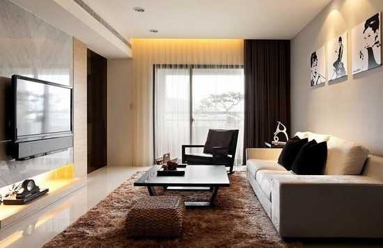Modernes Wohnzimmer-Innendesign 2026