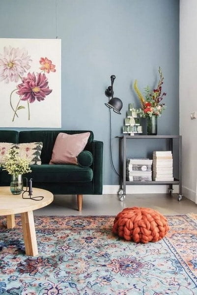 Beliebte Farben für Wohnzimmer – 26 originelle Ideen