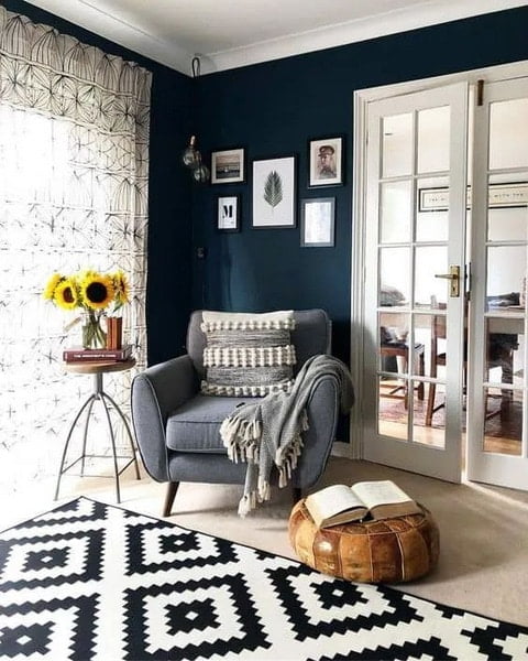 Beliebte Farben für Wohnzimmer – 26 originelle Ideen