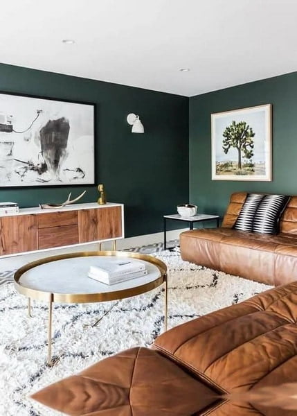Beliebte Farben für Wohnzimmer – 26 originelle Ideen