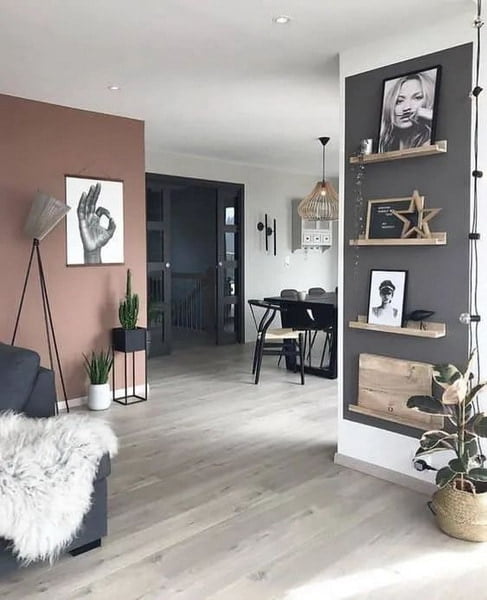 Beliebte Farben für Wohnzimmer – 26 originelle Ideen