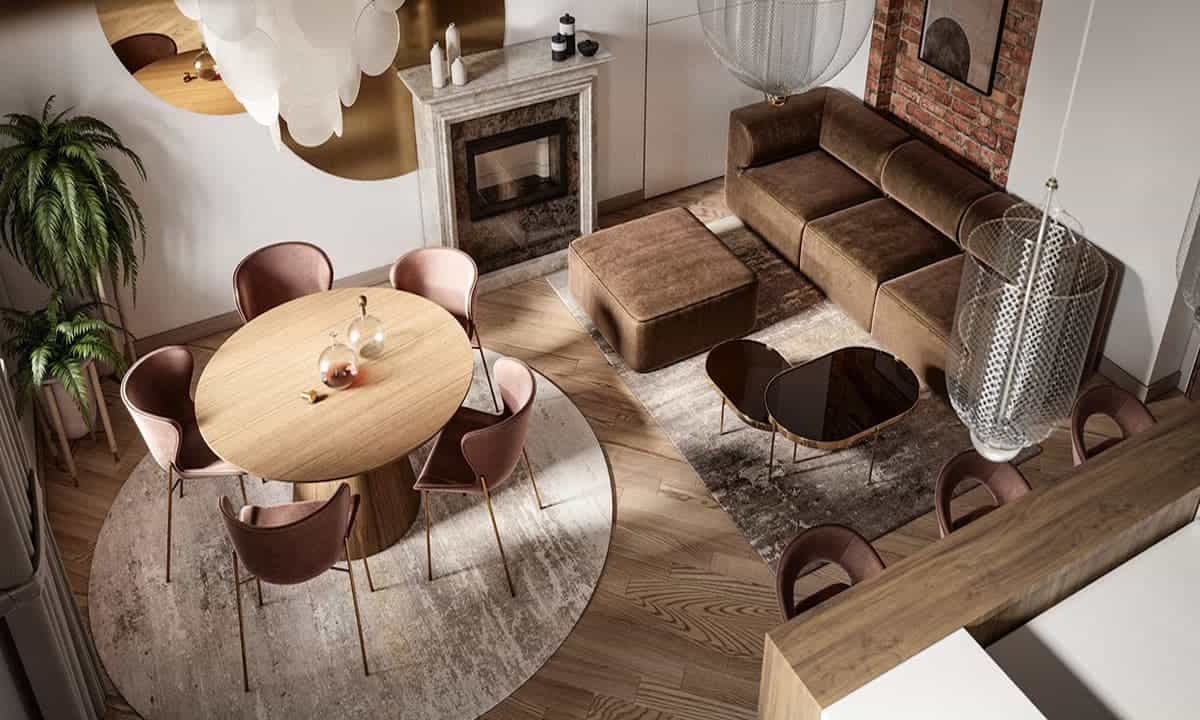 Raffiniertes Interieur des Wohnzimmers 2026: Stilvolle Designtrends, Gestaltungsmerkmale, Stilwahl