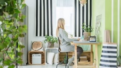 Vorhangdekoration im Wohnzimmer