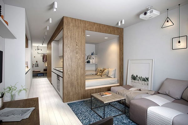 Neue Designtrends für kleine Studio-Apartments 2026