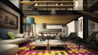 Wohnzimmer-Wohnungsdesign 2025